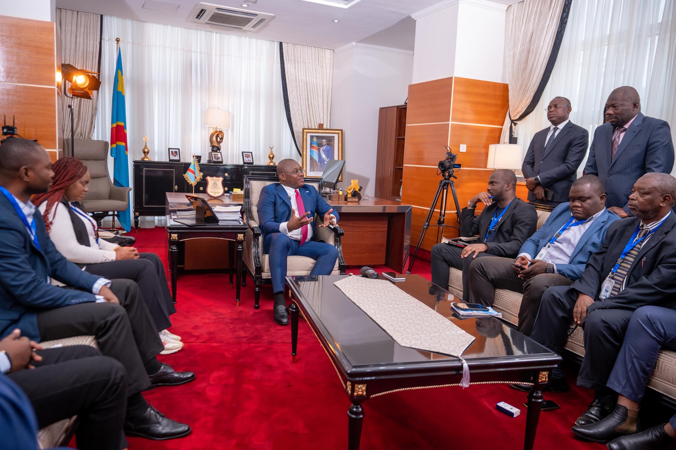 la conférence de presse du Ministre d’État Me Guy LOANDO MBOYO